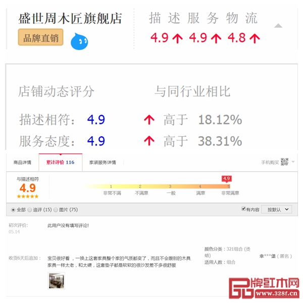 盛世周木匠天貓旗艦店廣獲好評